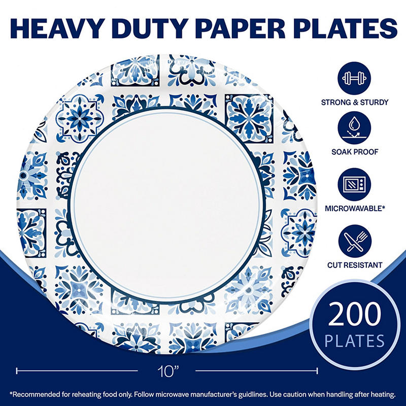 Berkley Jensen Ultra 10" Paper Plates 200 Count