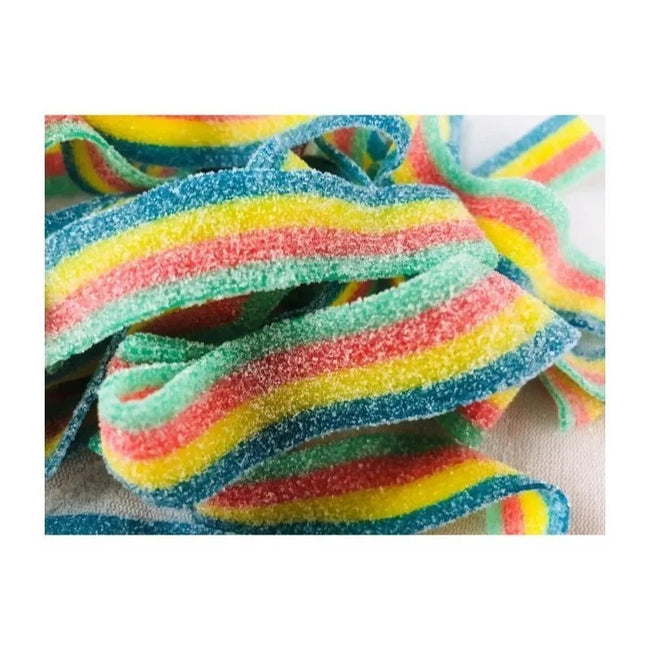 Sour Ropes Candy Belts Sweet & Tangy 8Oz Pack Soft Chewy  for Snacking