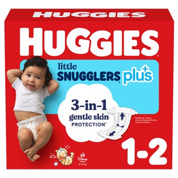 Huggies Plus Diapers Size 1-2 192-Count