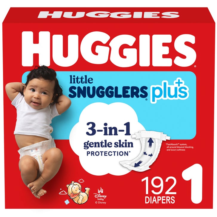 Huggies Plus Diapers Size 1-2