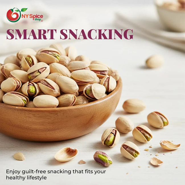 Turkish Pistachios Roasted & Salted Bulk Whole Premium Nut by NY Spice 8Oz-5Lb
