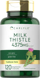 Milk Thistle Supplement | 4375Mg | 120 Capsules | High Potency Extract | Vegetarian, Non-Gmo, Gluten Free