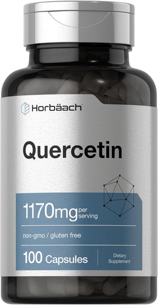 Quercetin Capsules | 1170Mg | 100 Count | Non-Gmo, Gluten Free Supplement | High Potency Formula | by