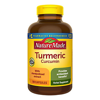 Nature Made Turmeric Curcumin 500mg Capsules, 180 ct.