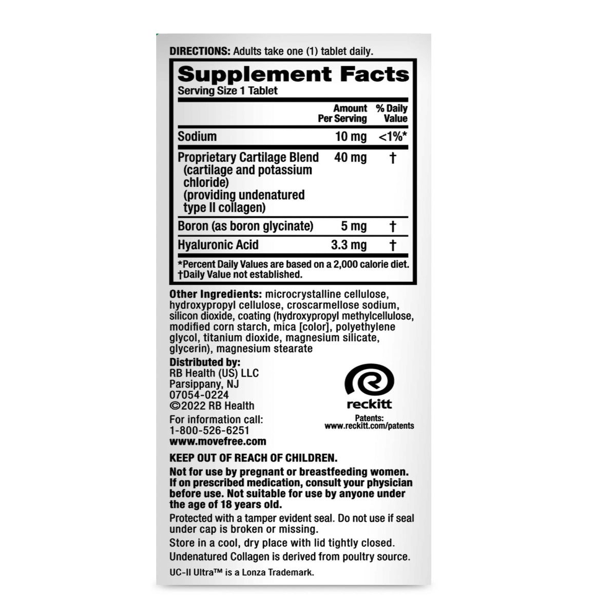 Move Free Ultra Triple Action Dietary Supplement Tablets, 75 ct.