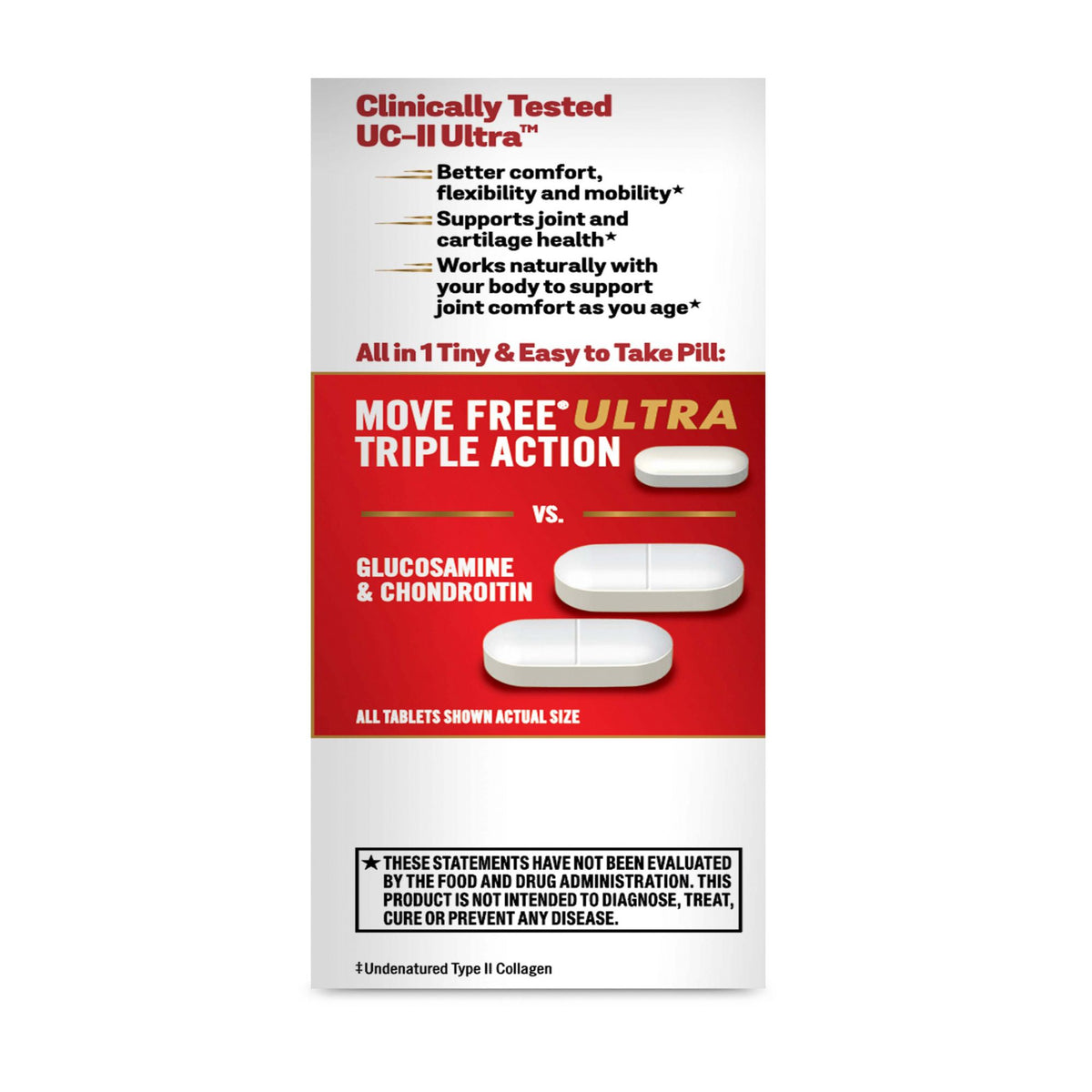 Move Free Ultra Triple Action Dietary Supplement Tablets, 75 ct.