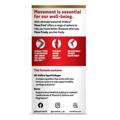 Move Free Ultra Triple Action Dietary Supplement Tablets, 75 ct.