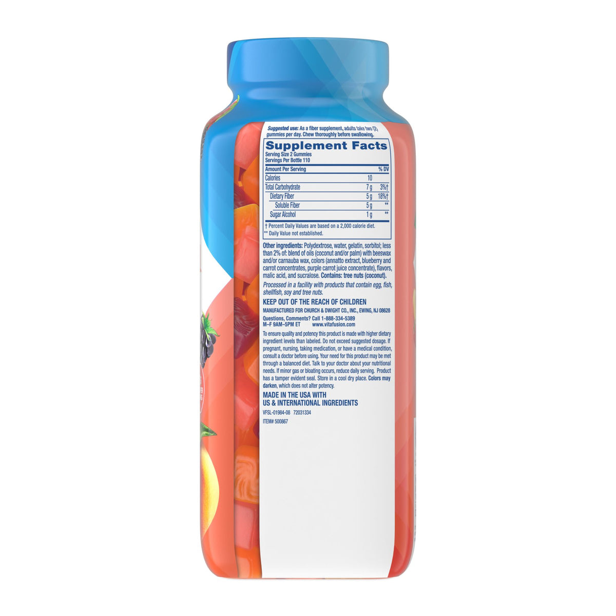 Vitafusion Fiber Gummies, 220 ct.