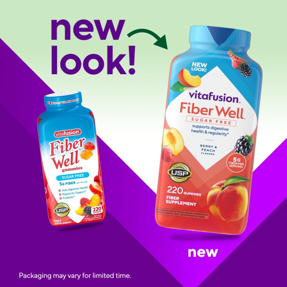 Vitafusion Fiber Gummies, 220 ct.