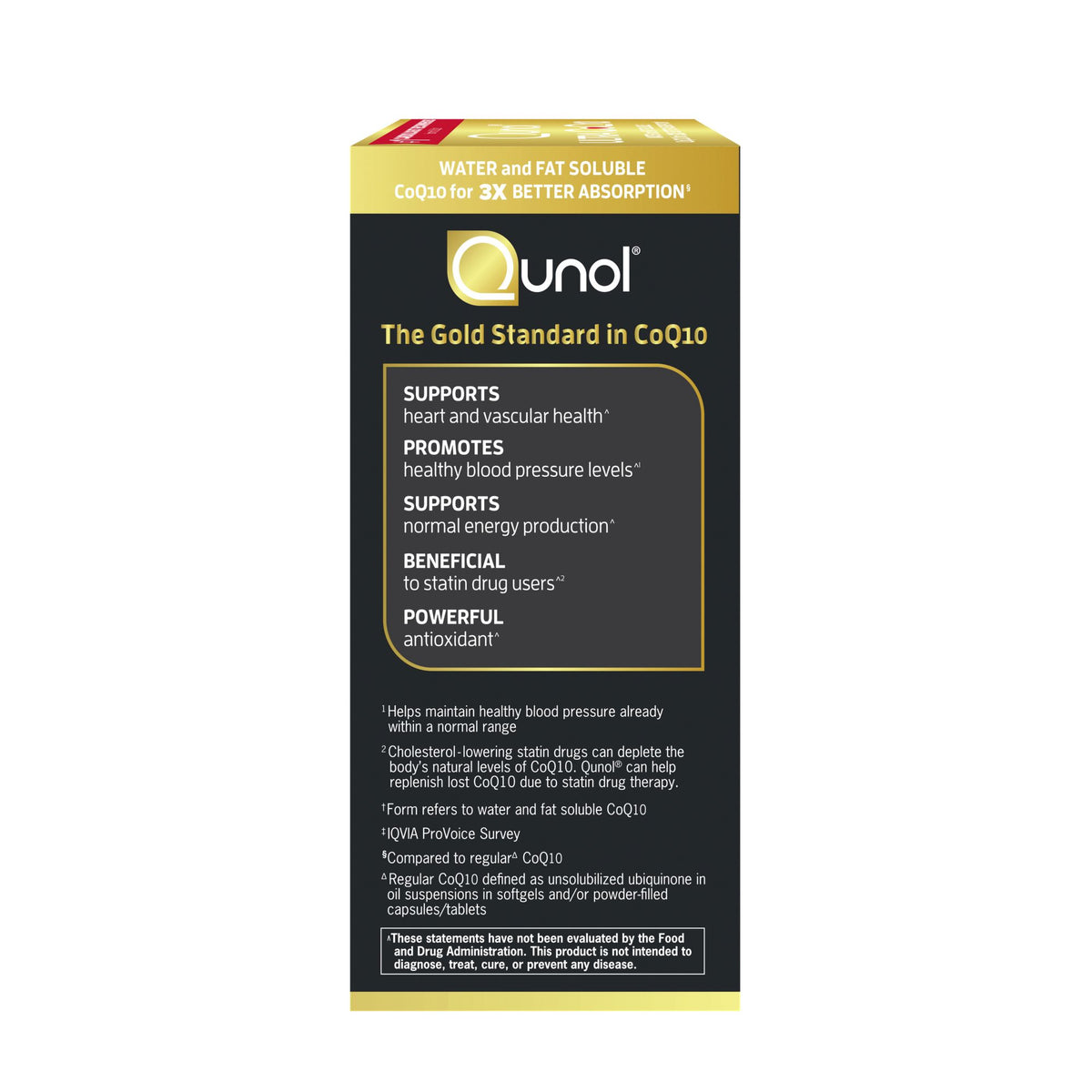 Qunol Ultra Coenzyme Q10 CoQ10 100mg Softgels, 120 ct.