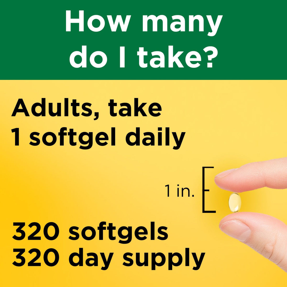 Nature Made Vitamin D3 2000 IU (50mcg) Softgels, 320 ct.