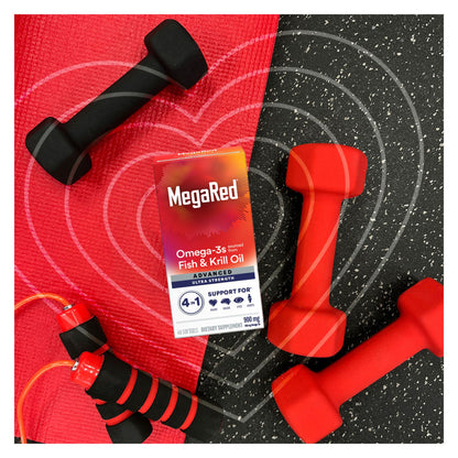 MegaRed Advanced 900mg Omega-3 Krill Oil 4-in-1 Softgels, 60 ct.