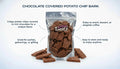 Chocolate Covered Potato Chips Bark