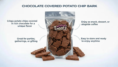 Chocolate Covered Potato Chips Bark