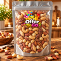 Fancy Mixed Nuts - Roasted & Salted Everyday Snack - Crunchy Blend Healthy Pack- No Peanuts