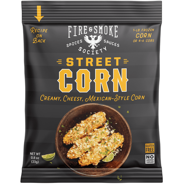 Fire & Smoke Corn Society Street Corn Elote Seasoning, 0.8 Ounce