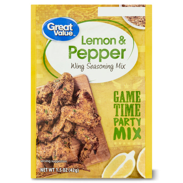 Lemon & Pepper Wing Mix, 42 g packaging may vary G&V