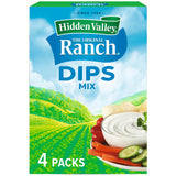 Pack of 4 Dips Mix Hidden Valley Original Ranch Dips Mix, Gluten Free, Keto-Friendly