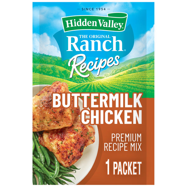 Hidden Valley Chicken Buttermilk Ranch Night Premium Seasoning Mix, 1 Oz