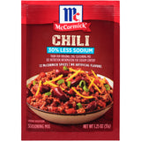 Mccormick Less Sodium Chili Seasoning Mix, 35 g Envelope packaging may vary