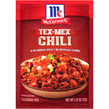 Mccormick Tex-Mex Chili Seasoning Mix, 35 g Envelope packaging may vary