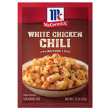 Mccormick White Chicken Chili Seasoning Mix, 1.25 Oz Envelope