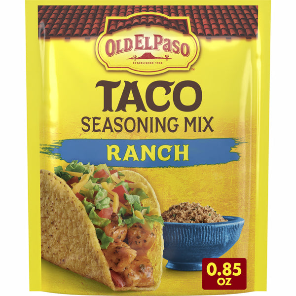 Old El Paso Ranch Taco Seasoning Mix, Ranch Flavored, 0.85 Oz packaging may vary