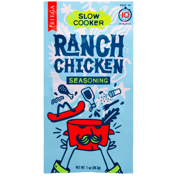 Riega Ranch Chicken Gluten-Free Ranch Chicken Slow Cooker Seasoning Mix, 28 g