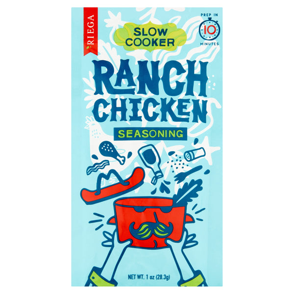 Riega Chicken Gluten-Free Ranch Chicken Slow Cooker Seasoning Mix, 1 Oz