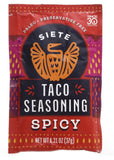 Siete Spicy Family Foods, Spicy Taco Seasoning Spice Mix, 37 g packaging may vary