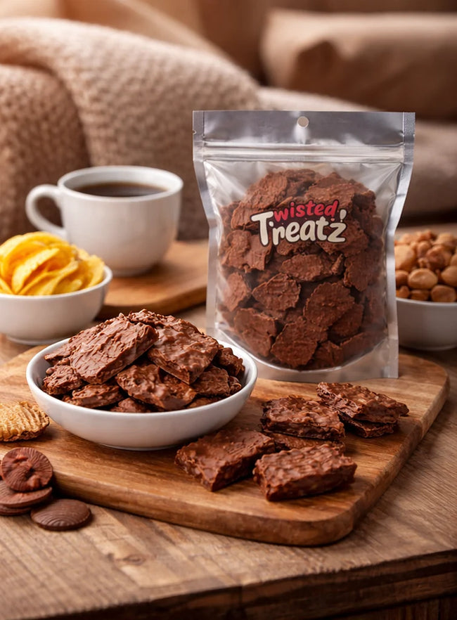 Chocolate Covered Potato Chips Bark