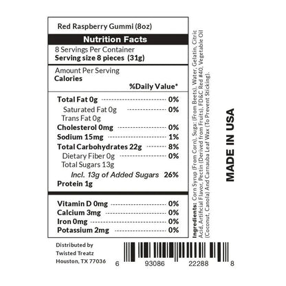 Red Gummi Raspberries