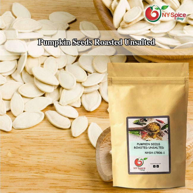 Pumpkin Seeds, Roasted, Unsalted, In-Shell Bulk Whole Snack by NY Spice 1Lb-5Lb