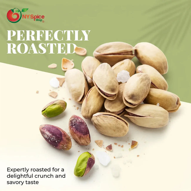 Turkish Pistachios Roasted & Salted Bulk Whole Premium Nut by NY Spice 8Oz-5Lb