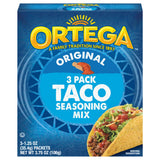 Ortega Original Taco Seasoning Mix packaging may vary