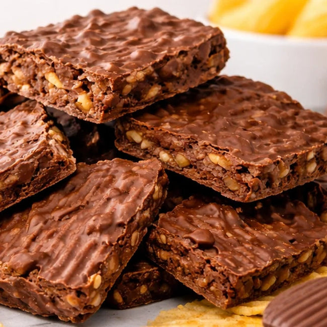 Chocolate Covered Potato Chips Bark