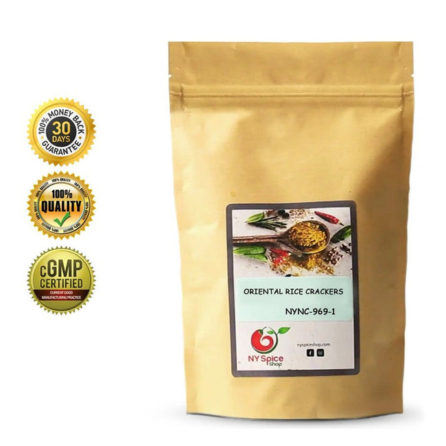 Oriental Rice Crackers Mix Crackers Bulk Snack by NY Spice 8Oz-5Lb