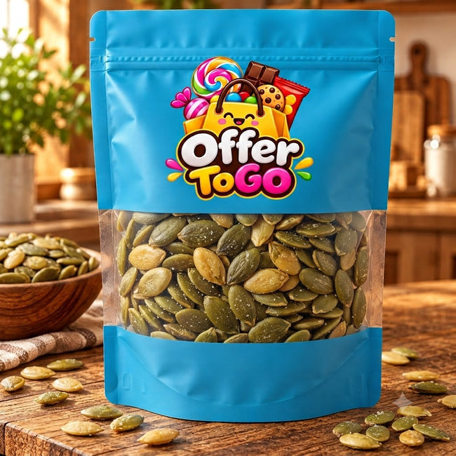 Roasted & Salted Pumpkin Seeds – Delicious Pepitas Snack, Nutty Crunch