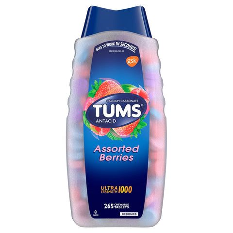 TUMS Antacid Ultra Strength, 265 Chewable Tablets 