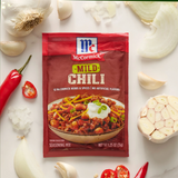 Mccormick Mild Chili Seasoning Mix, 1.25 Oz Envelope