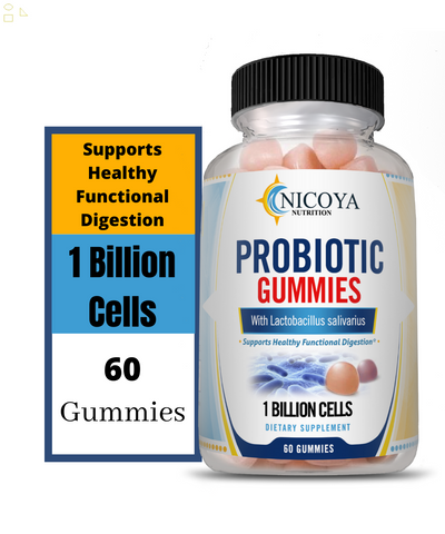 Probiotic Gummies Extra Strength Gummy 1 Billion CFU, Gas & Bloating Relief