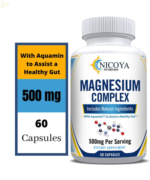 Magnesium Complex 500Mg All Natural Stress Relief & Sleep Support Supplement