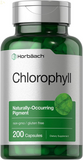 Chlorophyll Capsules | 200 Count | Non-Gmo and Gluten Free Supplement | Naturally-Occurring Pigment | by