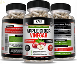 Apple Cider Vinegar Capsules 1200Mg Natural Weight Loss, Cleanse, Overall Health