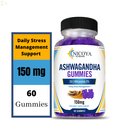 Ashwaganda Gummy, Anti-Axiety & Stress Relief Gummy Vitamin Supplement