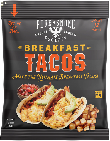 Fire & Smoke Society Breakfast Taco Seasoning Mix, 0.8 Ounce Packet Makes 12 Tacos