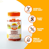 .Sundown Vitamin C Gummies with Rosehips and Citrus Bioflavonoids, Orange Flavored, 90 Count