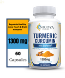 Turmeric Curcumin Highest Potency 95% 1300Mg with Bioperine Black Pepper Extract