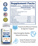 Digestive Enzymes Prebiotic & Probiotics for Gas, Constipation, Bloating 2 Pack]