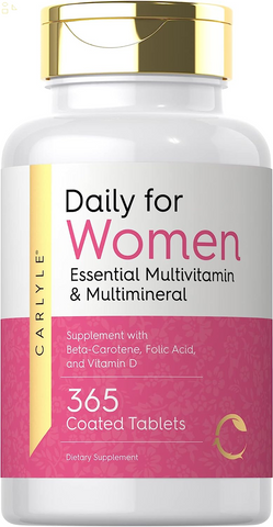 Women’S Multivitamin | 365 Tablets | Vitamin and Mineral Supplement | Non-Gmo, Gluten Free | by